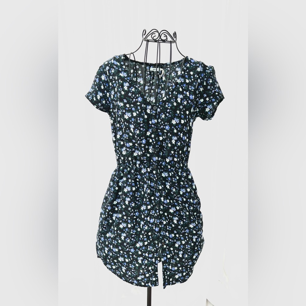 Kimchi Blue Small Floral Button-Up Dress
